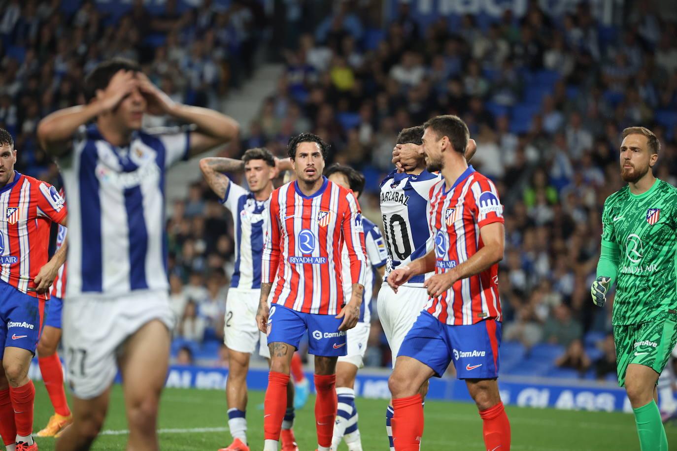 Las mejores imágenes del Real Sociedad - Atlético de Madrid