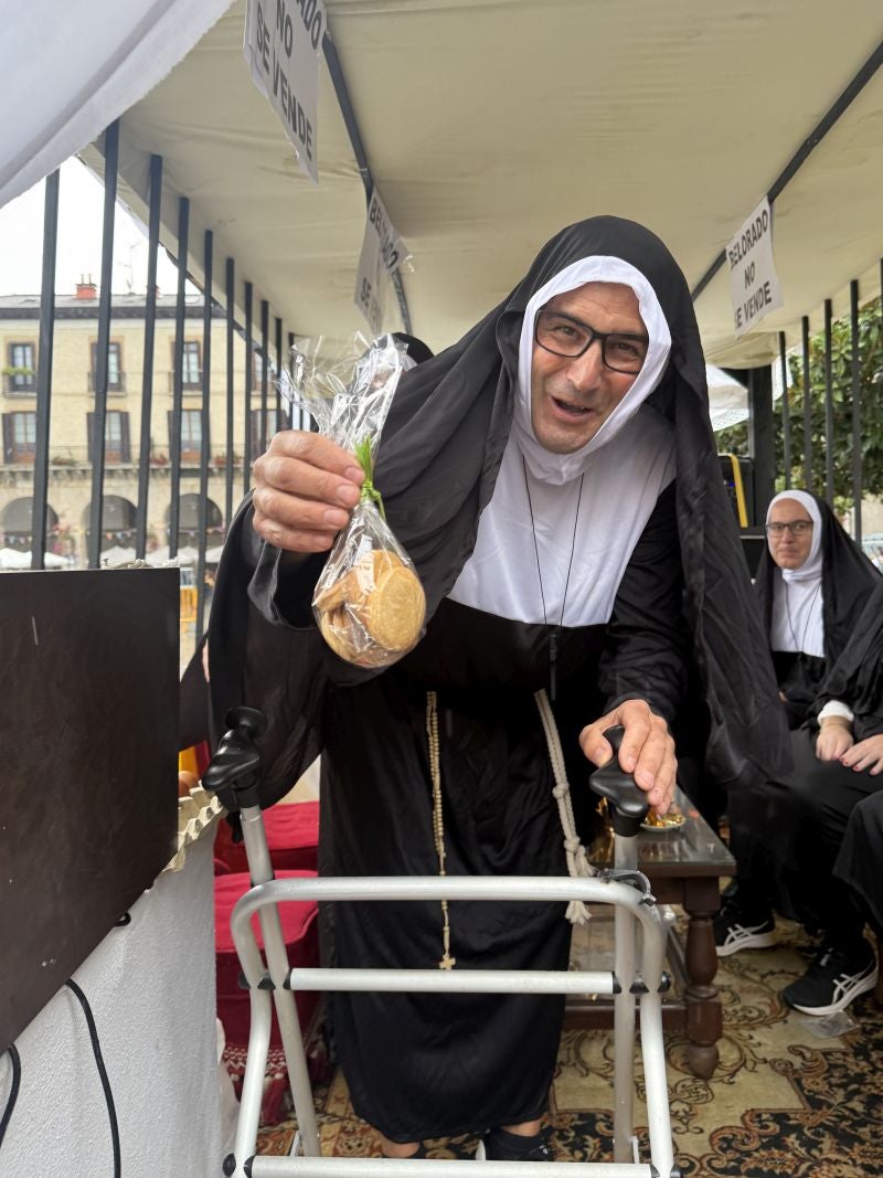 Las monjas de Belorado se escapan a la Bixamon de Rosario oñatiarra