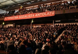 Presentación del partido EHKS el pasado mes de diciembre en el frontón Astelena de Eibar