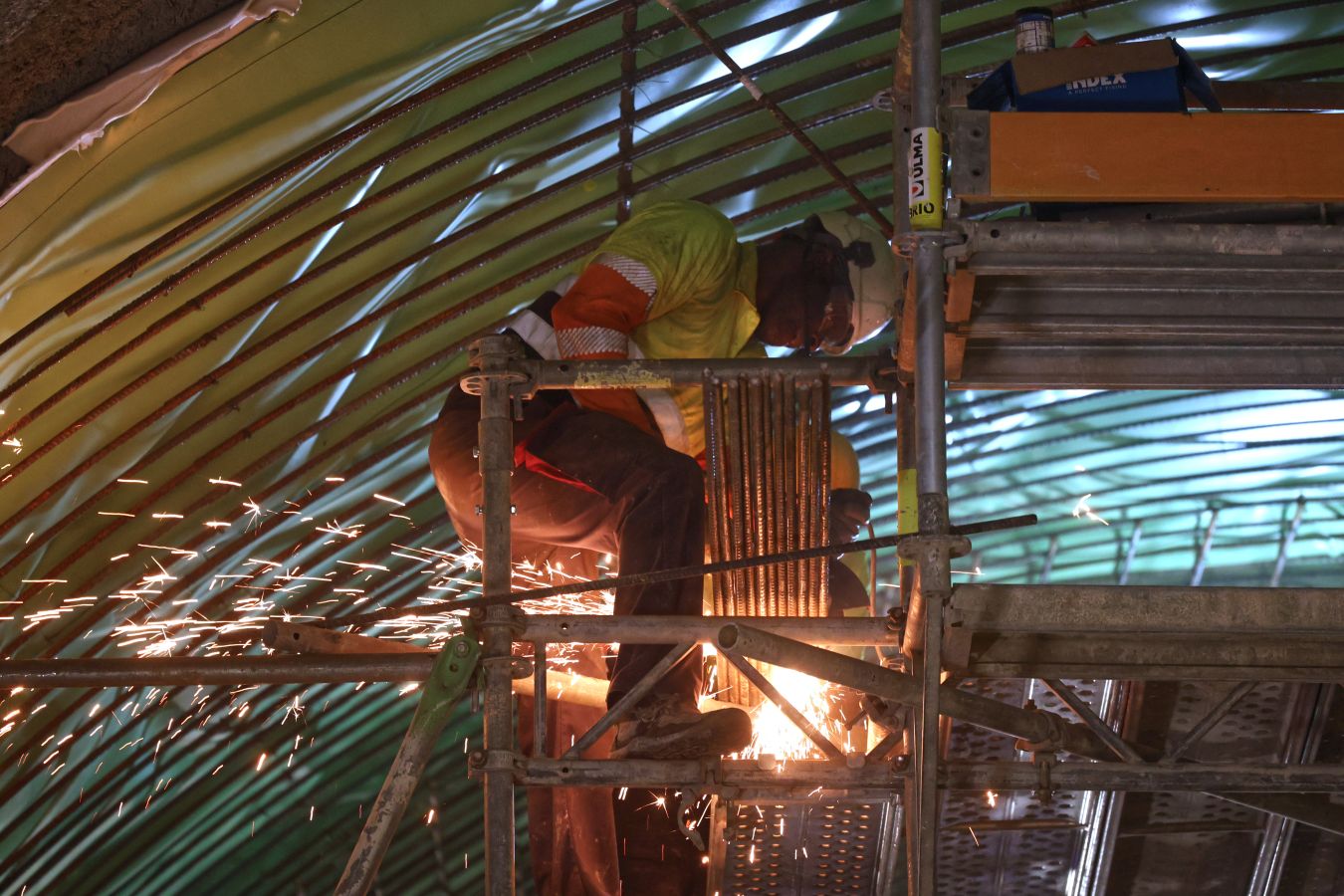 Así avanzan las obras del metro bajo San Sebastián