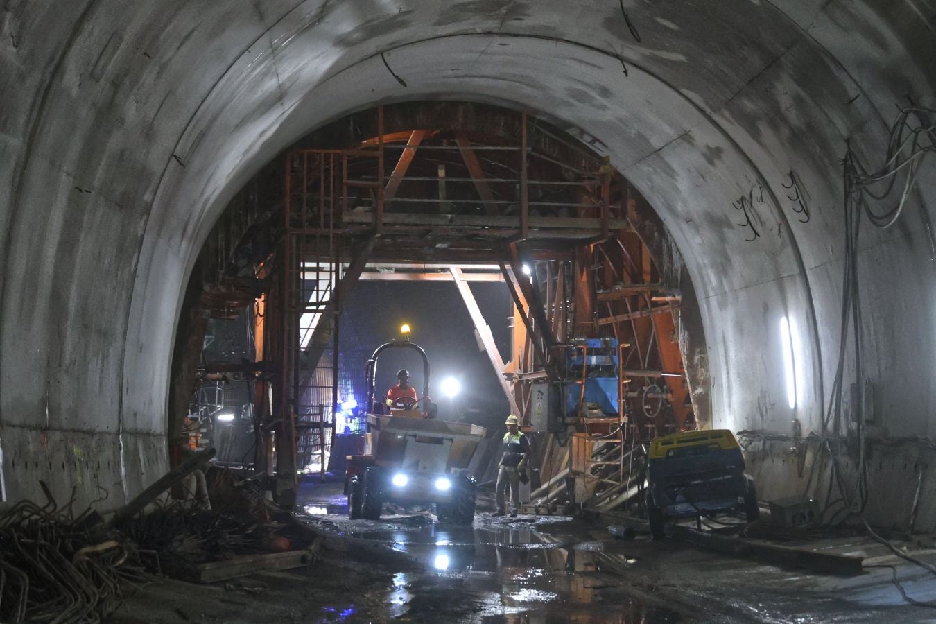 Así avanzan las obras del metro bajo San Sebastián