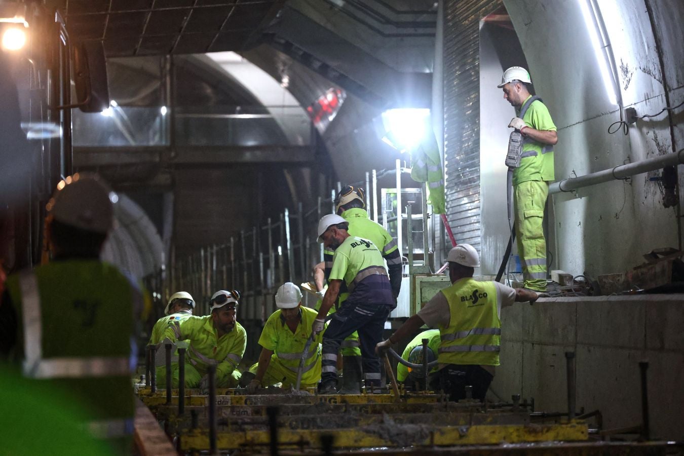 Así avanzan las obras del metro bajo San Sebastián