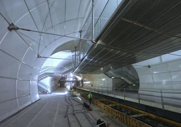 Así avanzan las obras del metro