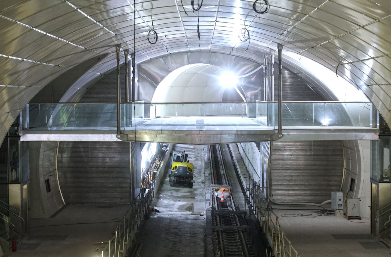 Así avanzan las obras del metro bajo San Sebastián