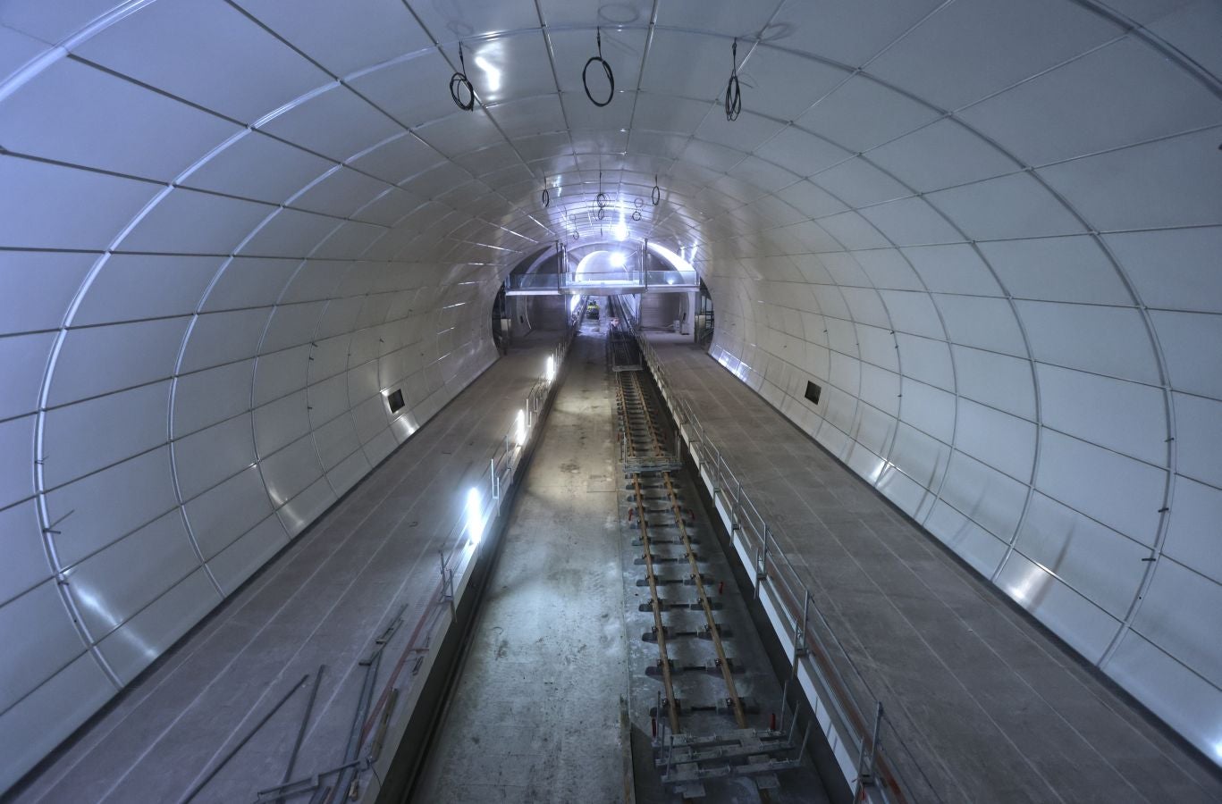 Así avanzan las obras del metro bajo San Sebastián