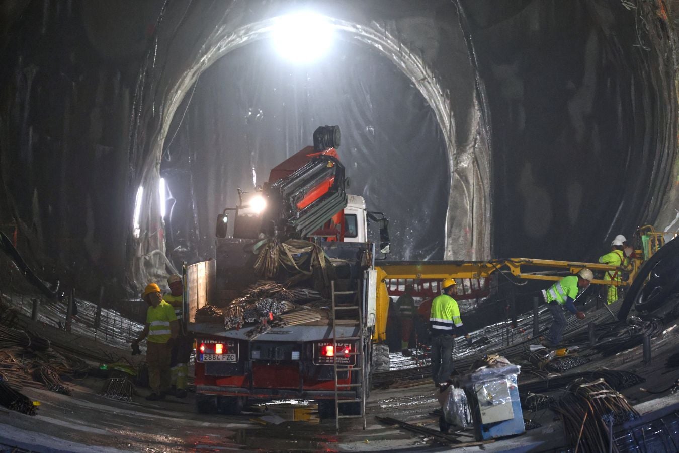 Así avanzan las obras del metro bajo San Sebastián