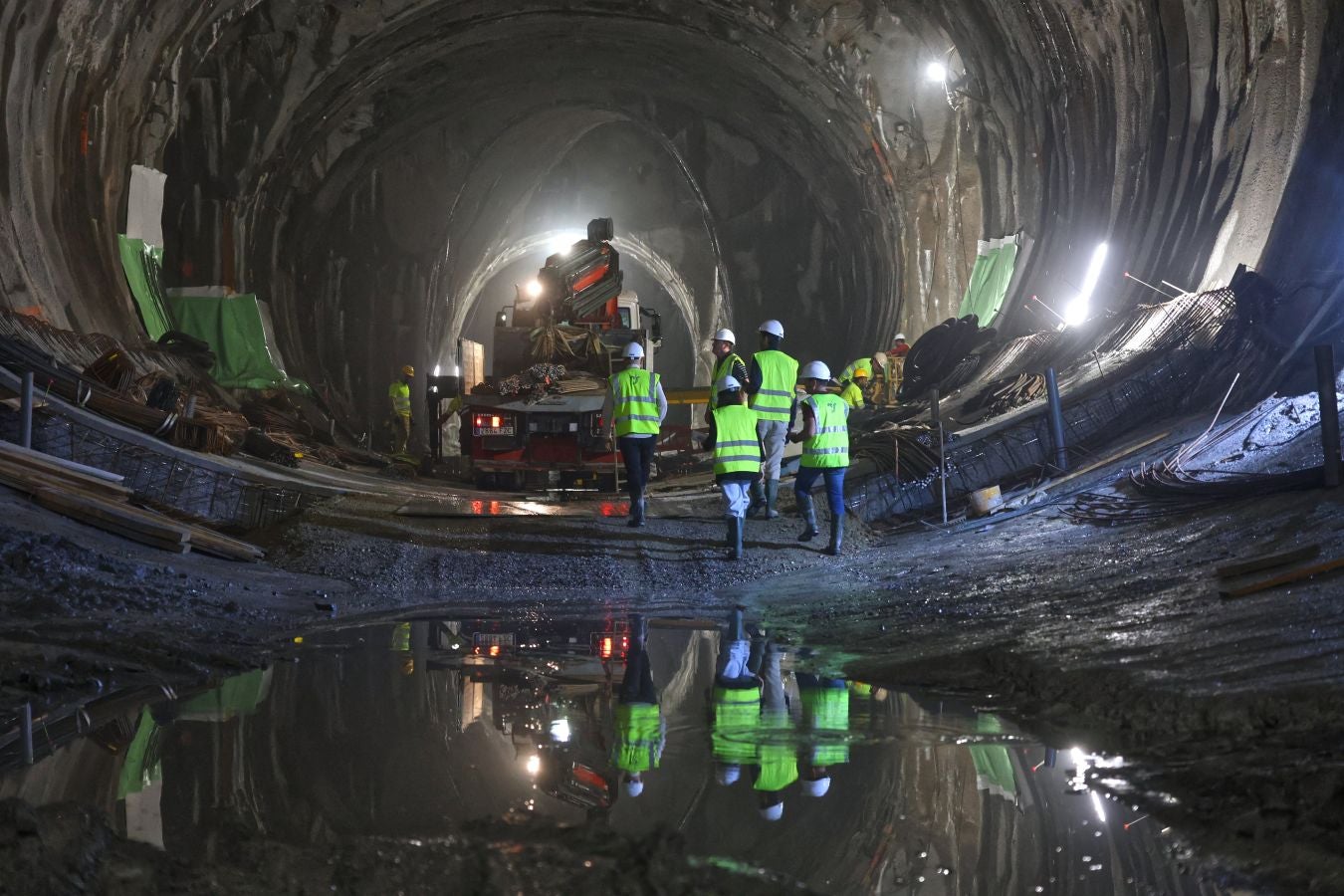 Así avanzan las obras del metro bajo San Sebastián