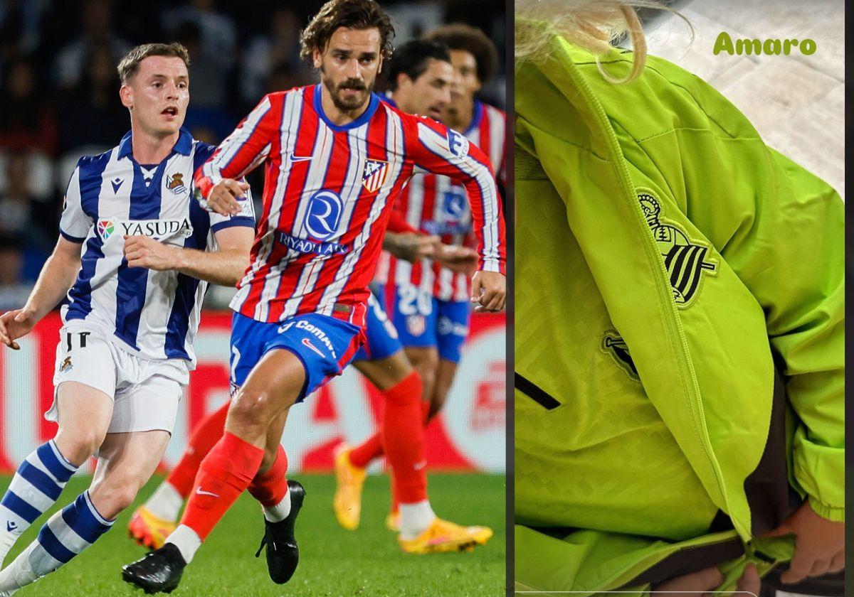 Nuevo guiño de Griezmann a la Real Sociedad tras su paso por San Sebastián
