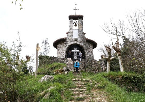 La ermita de Santa Bárbara.