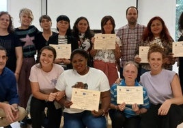 Tras seis meses desde el inicio del programa 'Proyectos territoriales de reequilibrio y equidad', las mujeres participantes en el mismo recibieron recientemente sus diplomas.