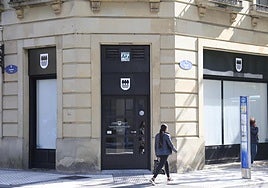 La sede provisional del centro 24 horas, en la calle Camino en Donostia.