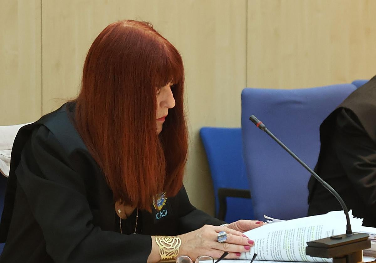 La abogada del acusado.