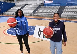 Lola Pendande y Delicia Washington, en el Gasca.
