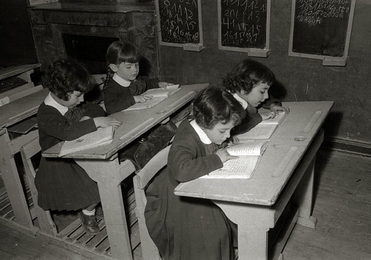 Alumnas del colegio Belén.