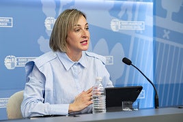 Maria Ubarretxena, portavoz del Gobierno Vasco.