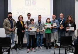 Entrega de premios del Legazpi Hiria y del Rally Fotográfico Batis Goikoikoetxea.