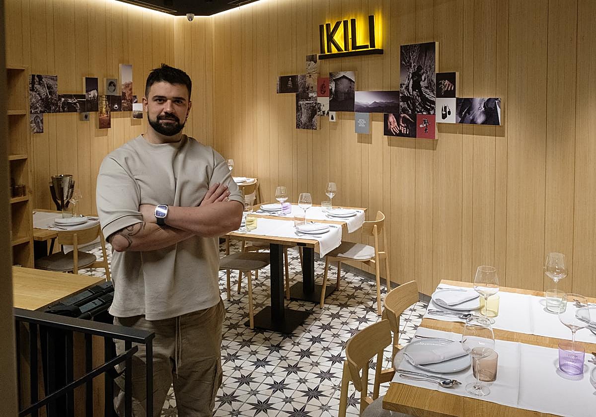 Aitor Martín es el alma del proyecto Ikili Jatetxea.