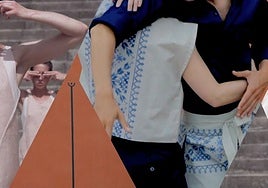 Cartel anunciador del espectáculo de danza contemporánea 'Dantza eta ondarea', hoy en el Leidor.