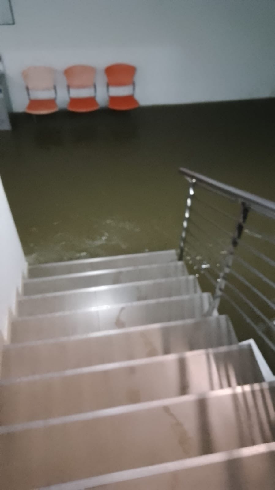 Las fuertes lluvias dejan inundaciones en Zumaia