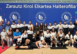 ZKE Halterofilia taldeko altxalariek oso lan ona egin zuten joan den asteburuan Aritzbatalde pilotalekuan.