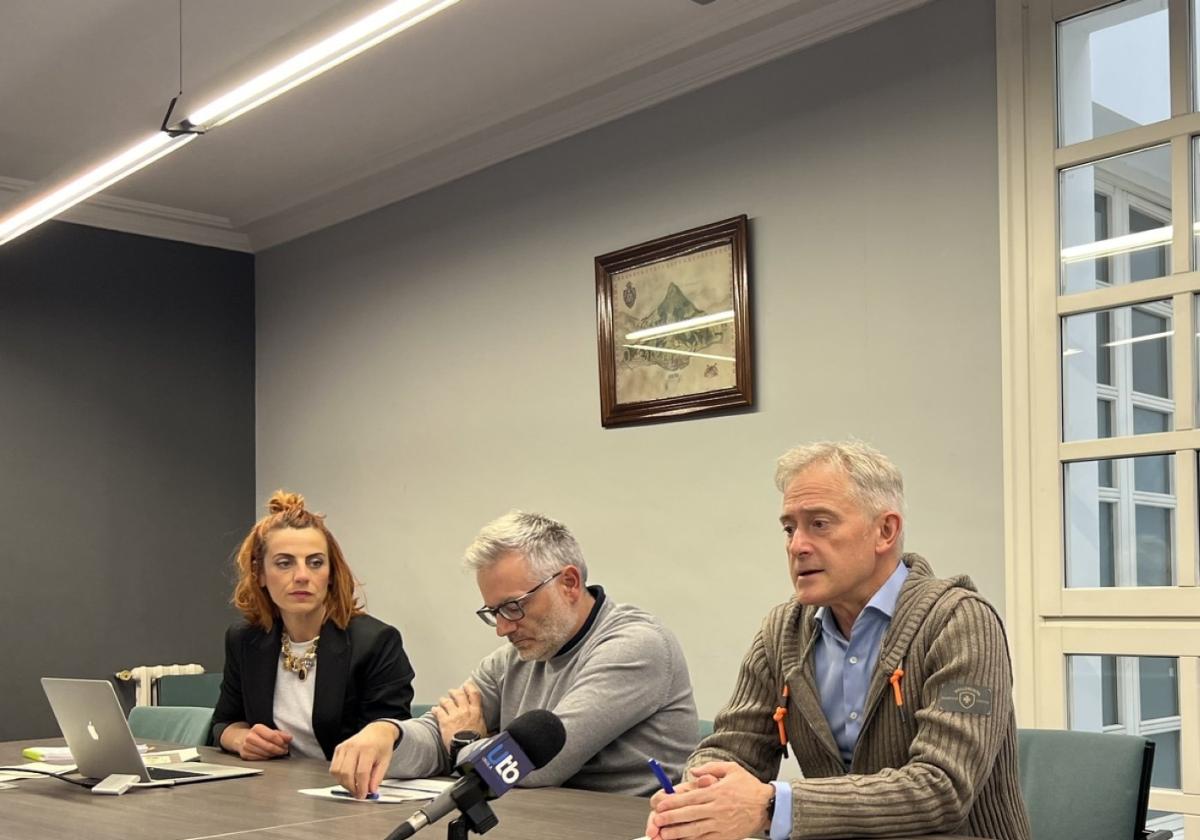 Representantes del PNV, en la presentación del Plan de Legislatura.