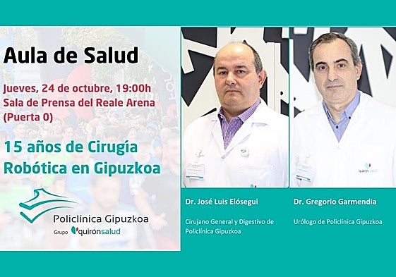 Aula de salud - 15 años de Cirugía Robótica en Gipuzkoa