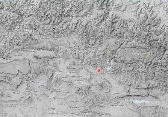 Un terremoto con epicentro en Lizoain se deja sentir en Pamplona y su comarca