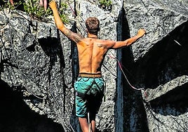 Habrá una exhibición de slackline en Untzaga plaza.