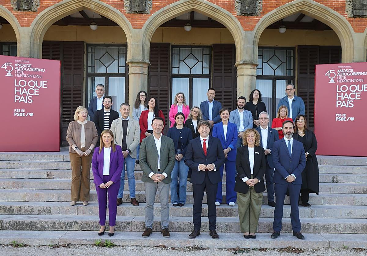 Acto del PSE en el Palacio Miramar de San Sebastián.
