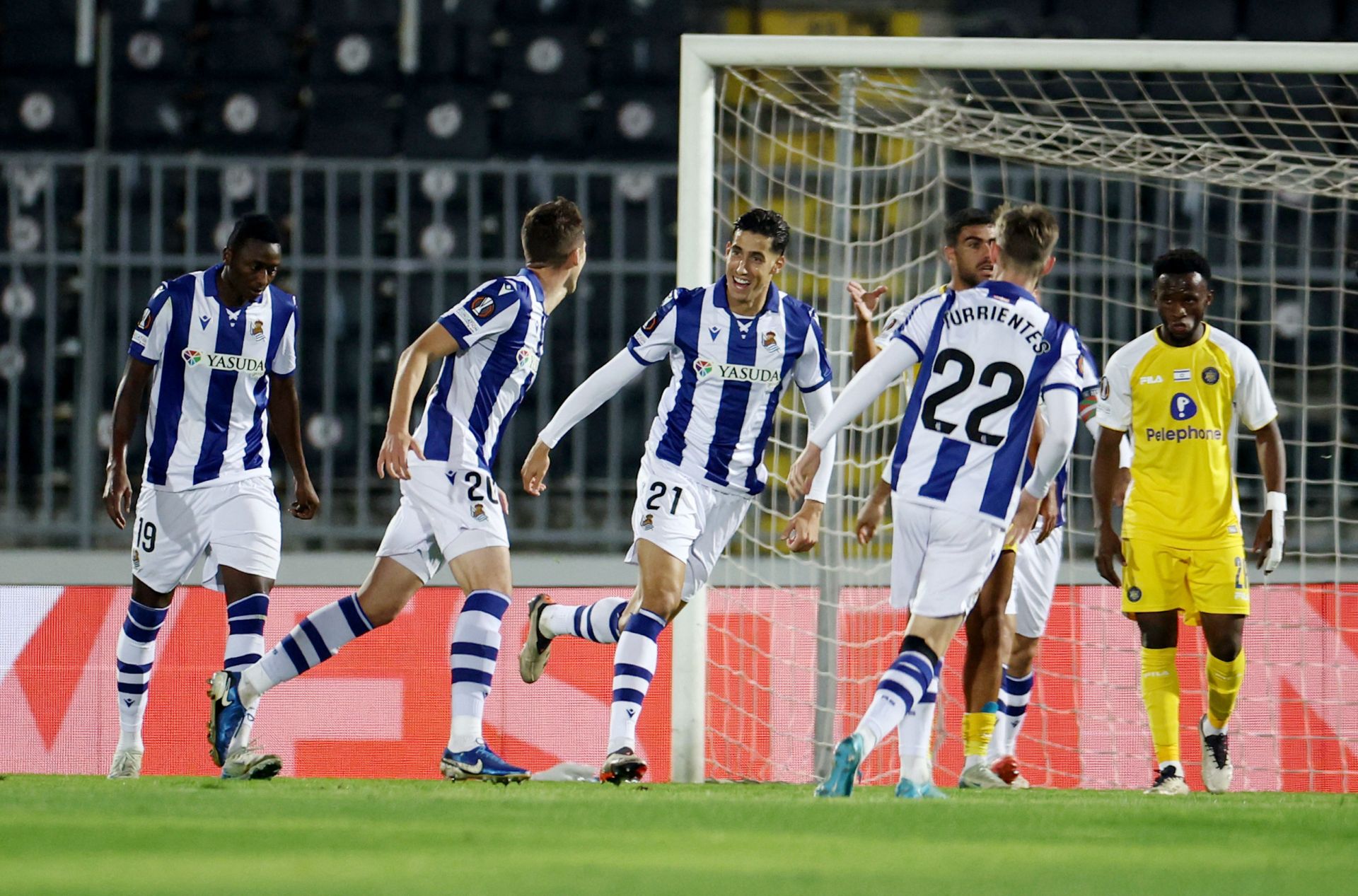 Las mejores imágenes del Maccabi Tel Aviv - Real Sociedad