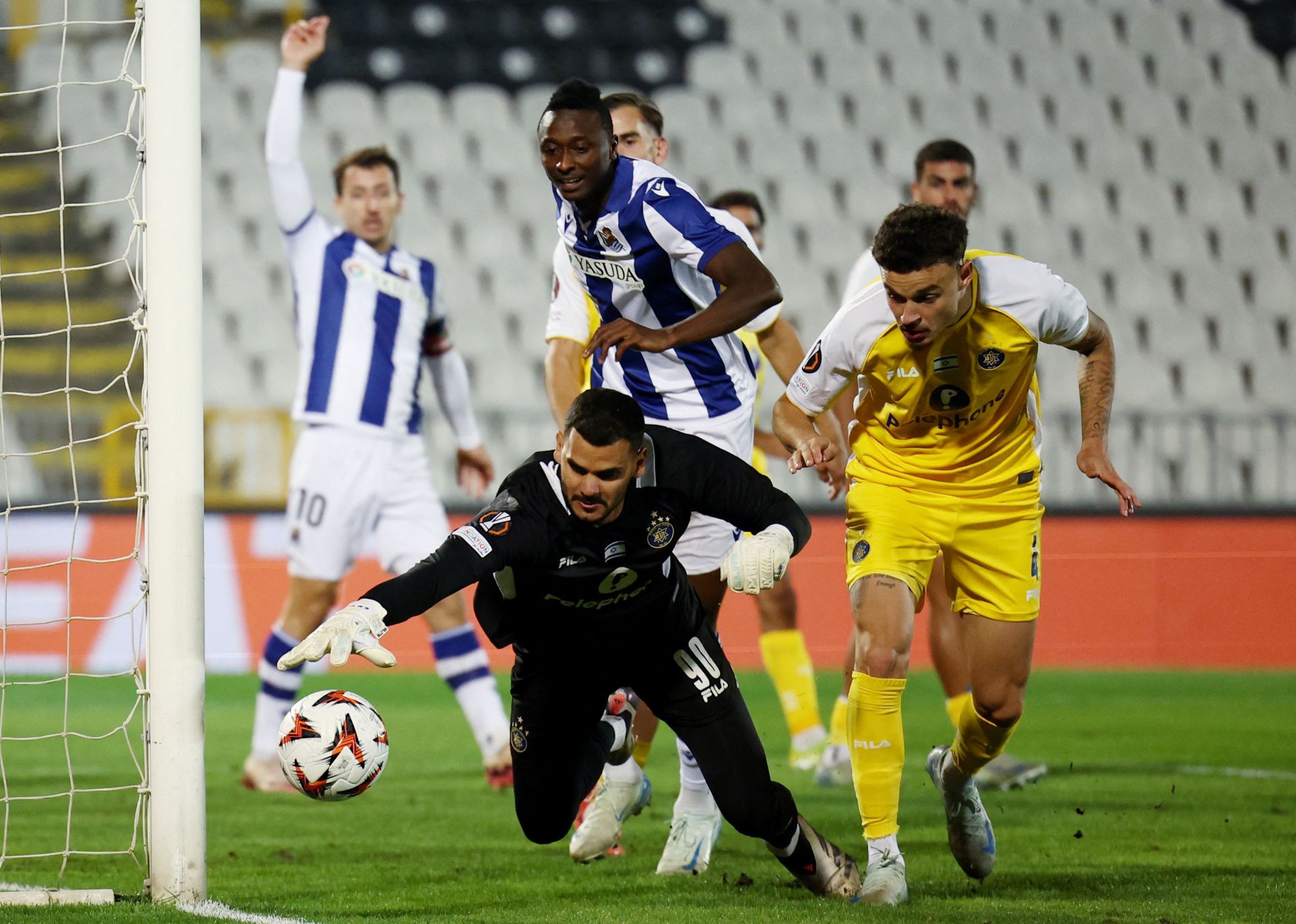 Las mejores imágenes del Maccabi Tel Aviv - Real Sociedad