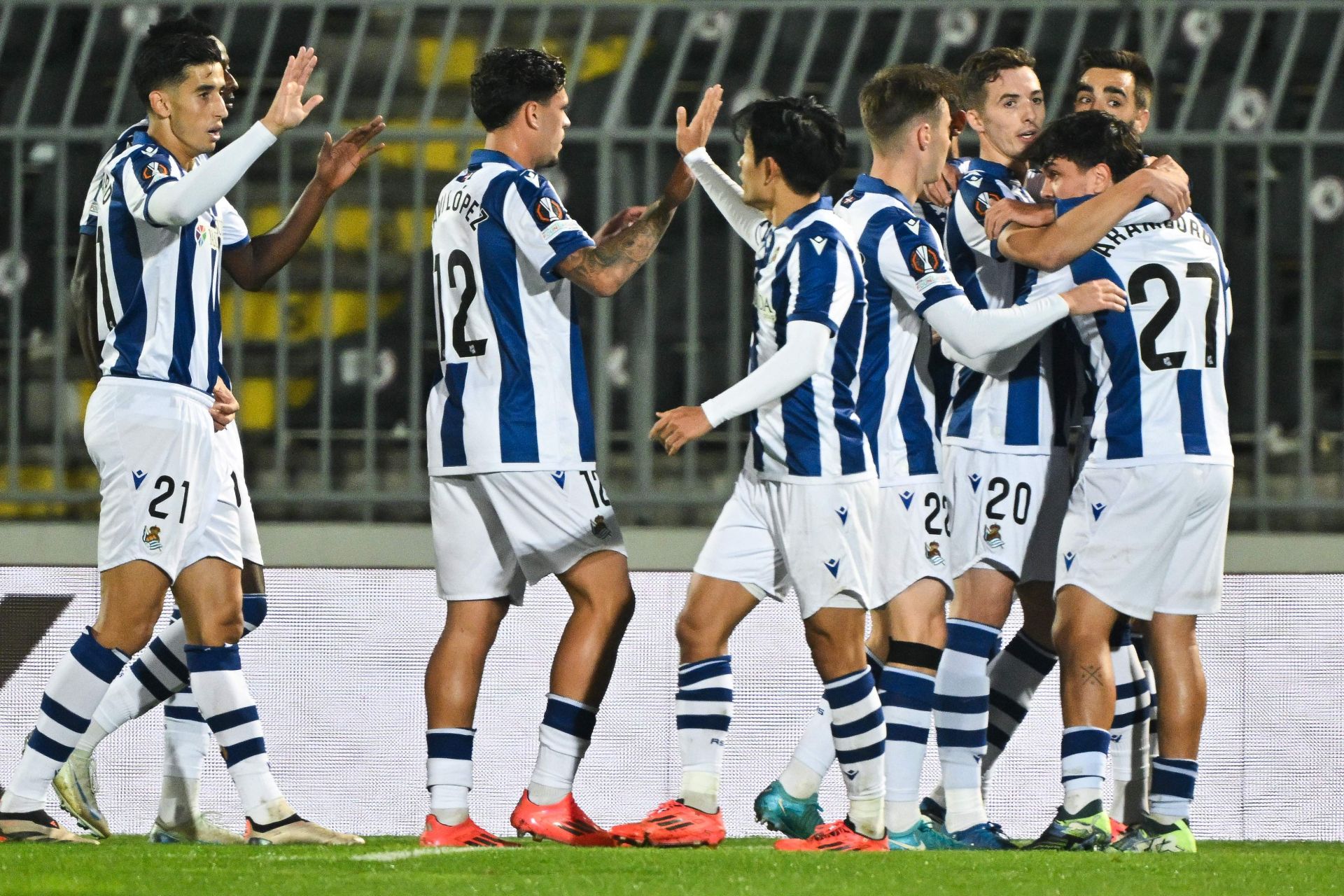 Las mejores imágenes del Maccabi Tel Aviv - Real Sociedad