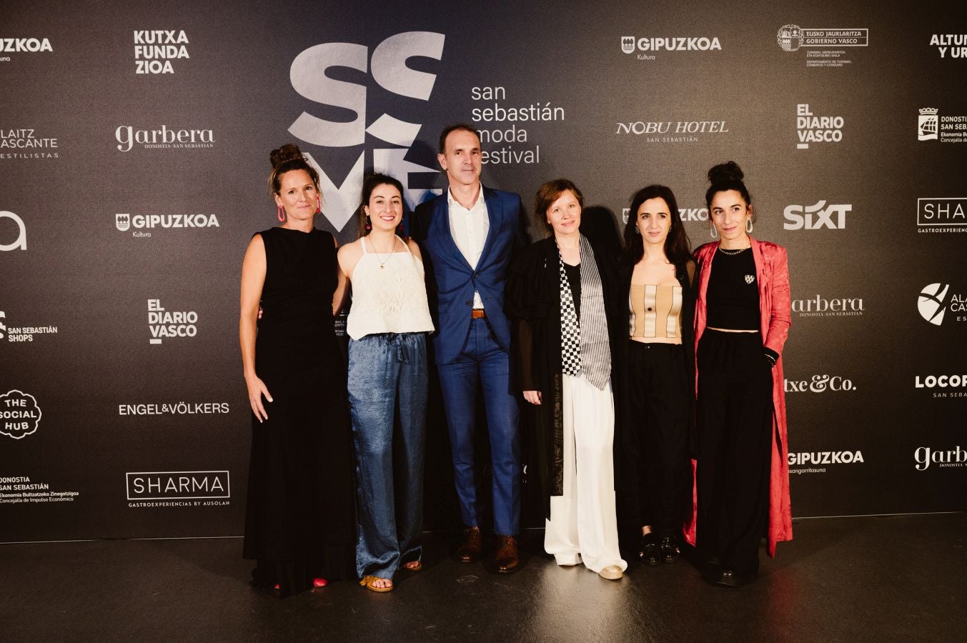 Photocall del desfile de Kutxa Fundazioa