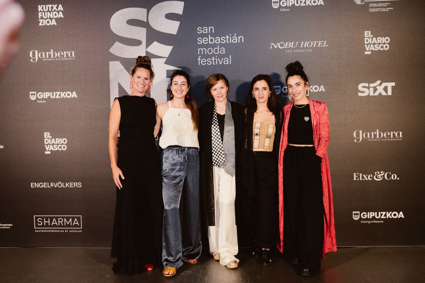 Photocall del desfile de Kutxa Fundazioa