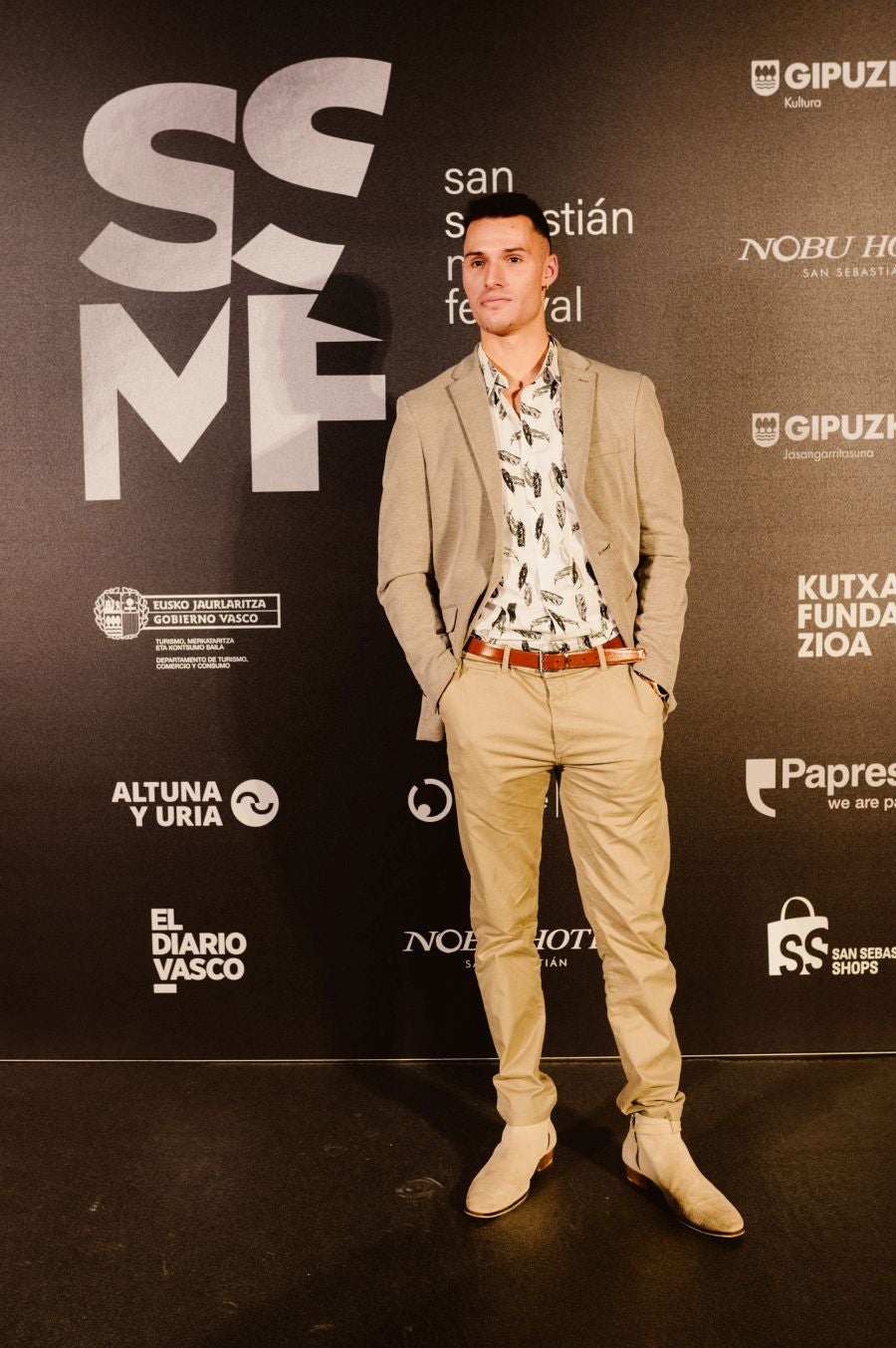 Photocall del desfile de Kutxa Fundazioa