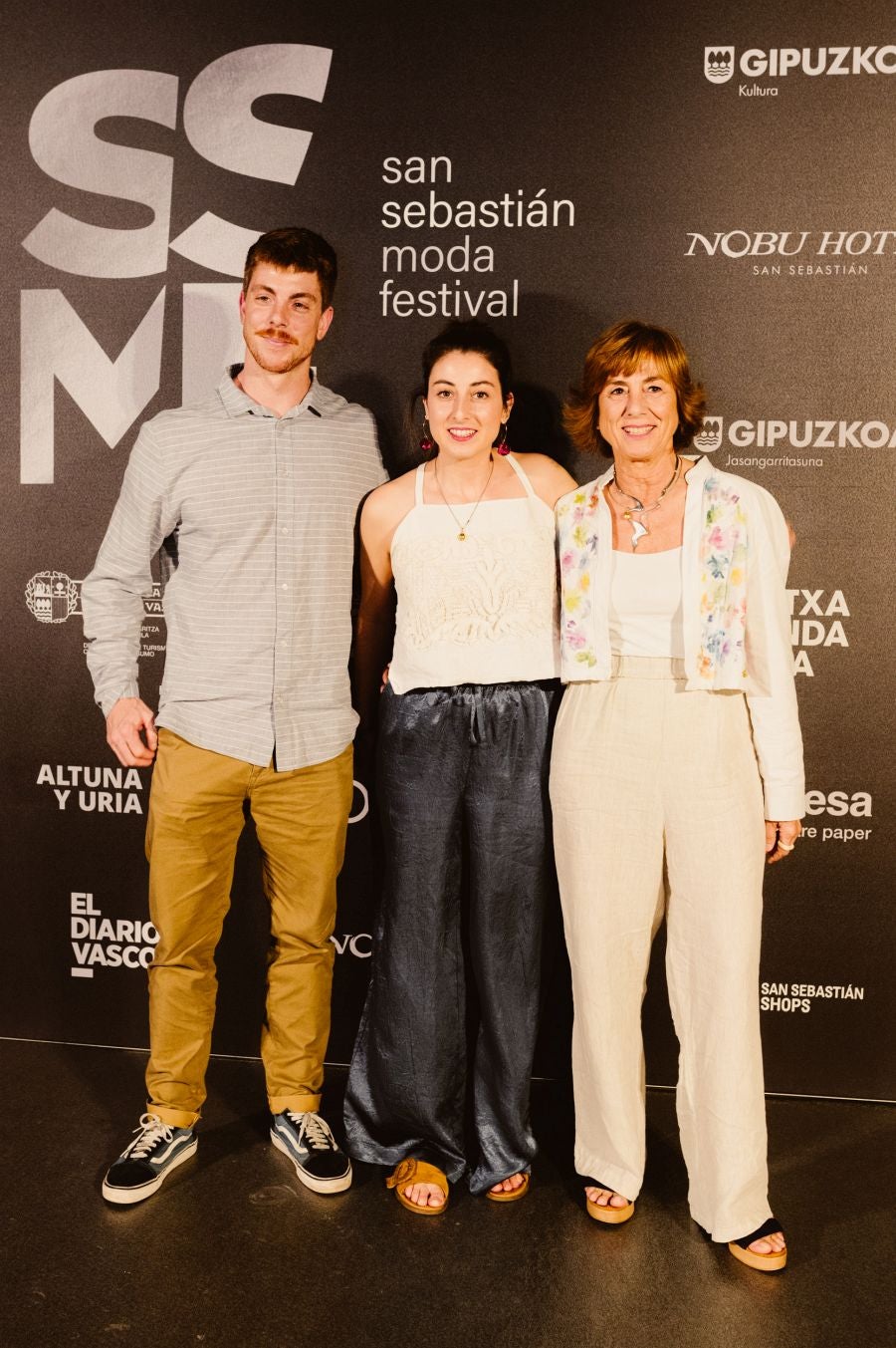 Photocall del desfile de Kutxa Fundazioa