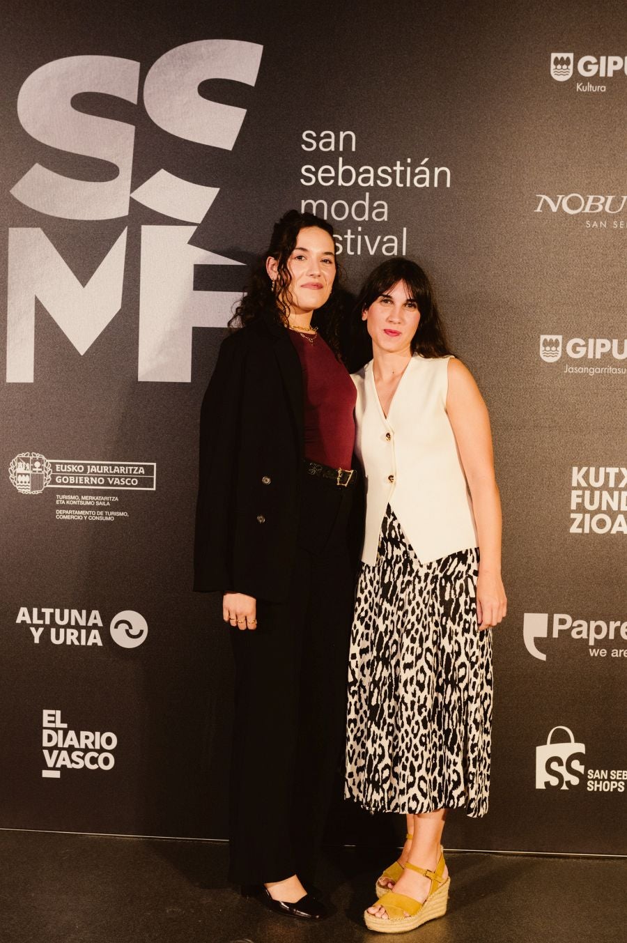 Photocall del desfile de Kutxa Fundazioa