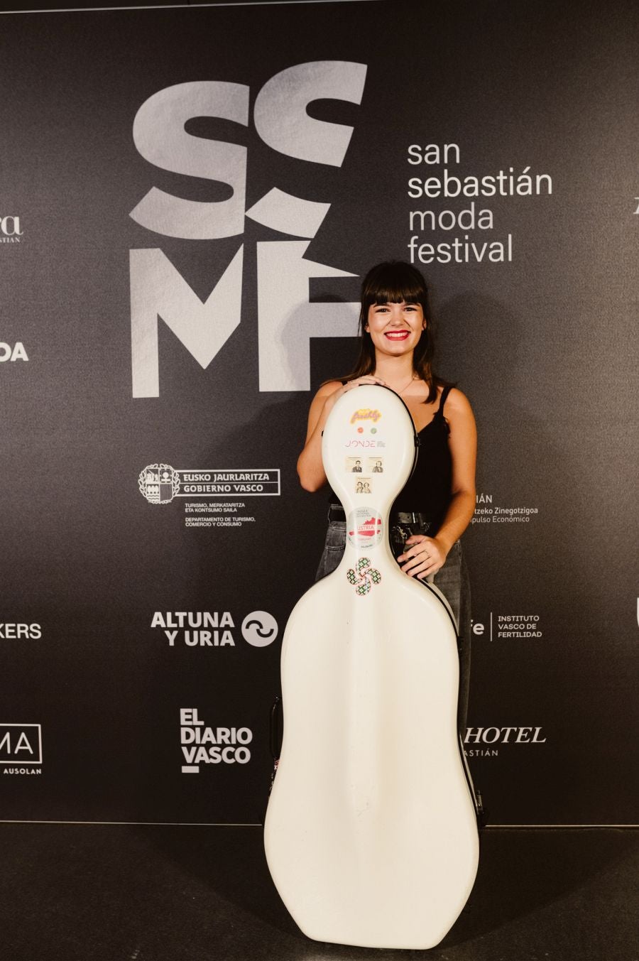 Photocall del desfile de Kutxa Fundazioa