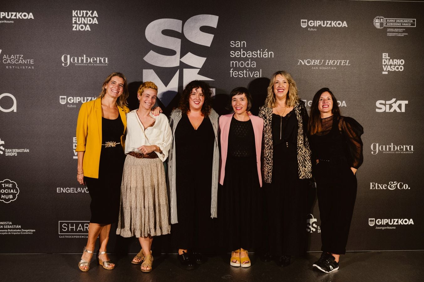 Photocall del desfile de Kutxa Fundazioa
