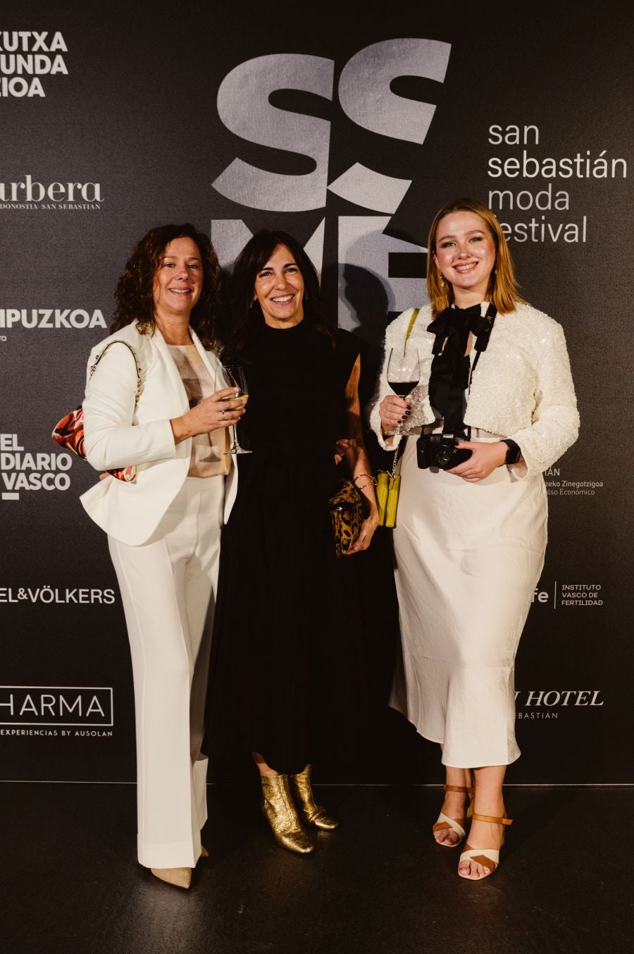 Photocall del desfile de Kutxa Fundazioa