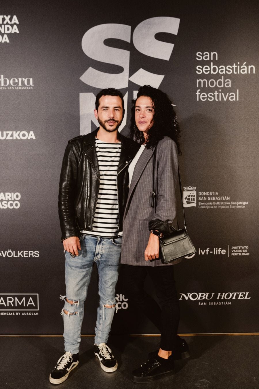 Photocall del desfile de Kutxa Fundazioa