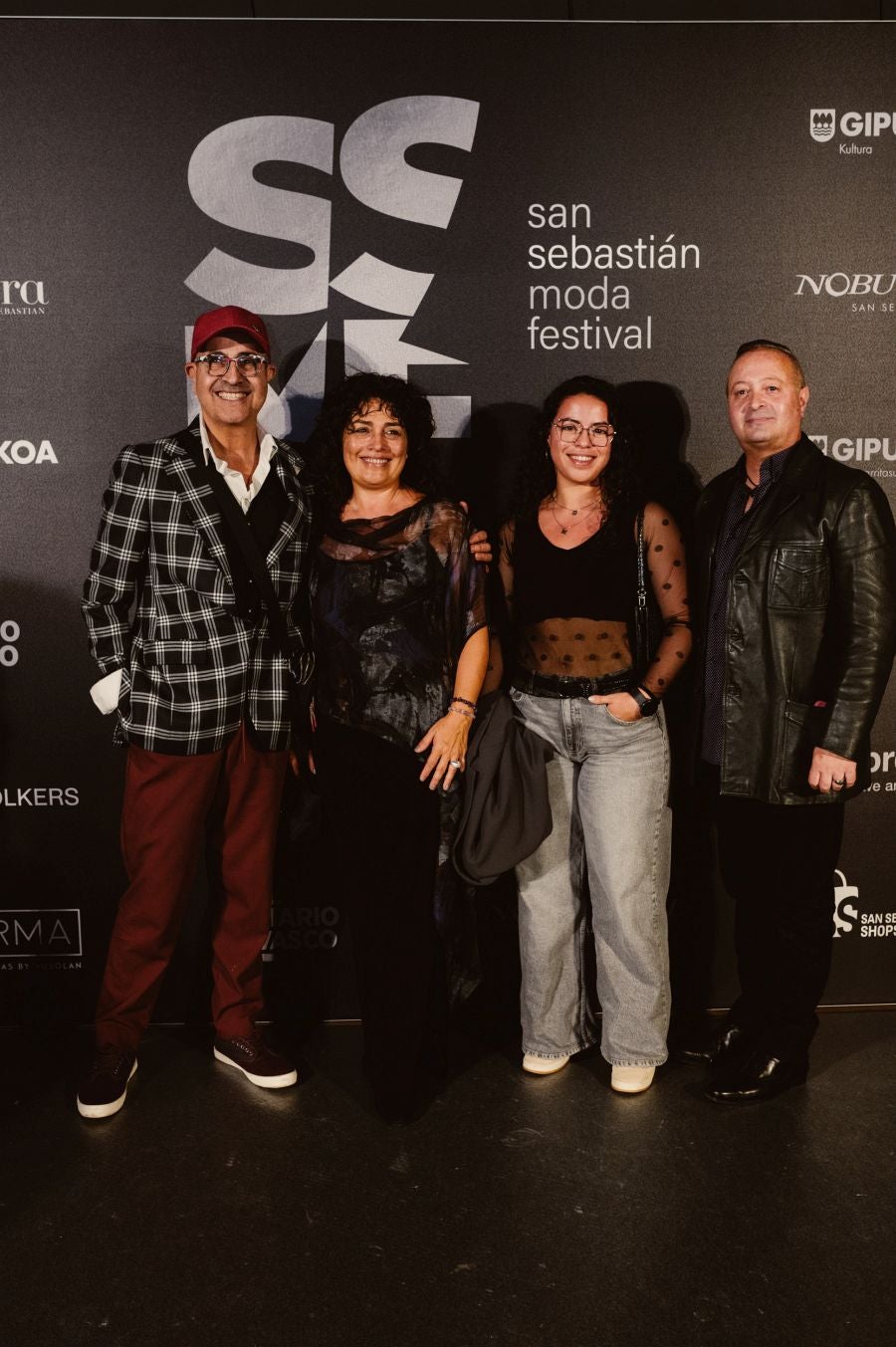 Photocall del desfile de Kutxa Fundazioa