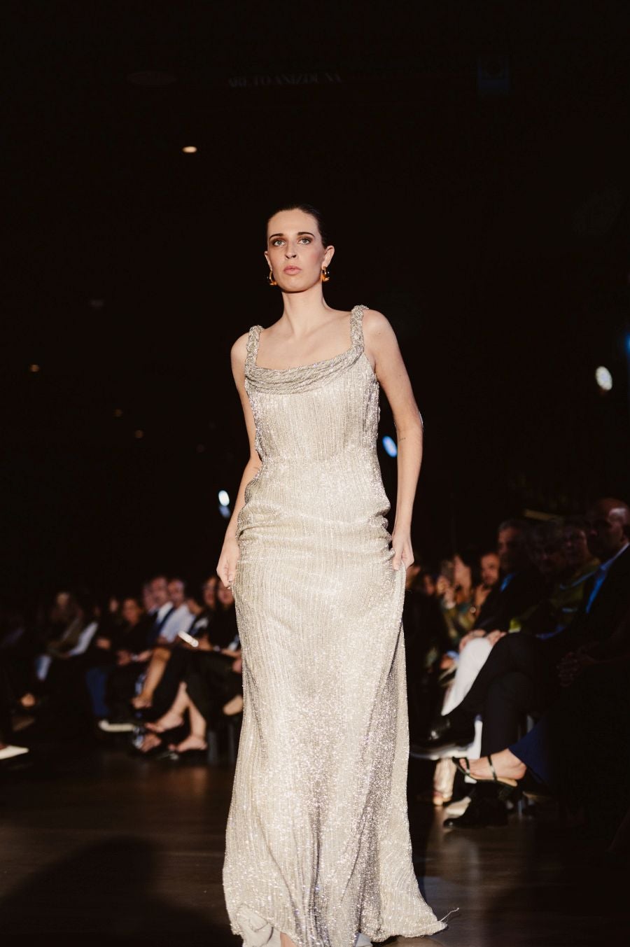 Desfile de Nicolás Montenegro en el Museo Balenciaga