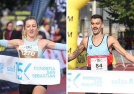 Holly Archer y Javier Menta ganan la Salto 15K donostiarra.