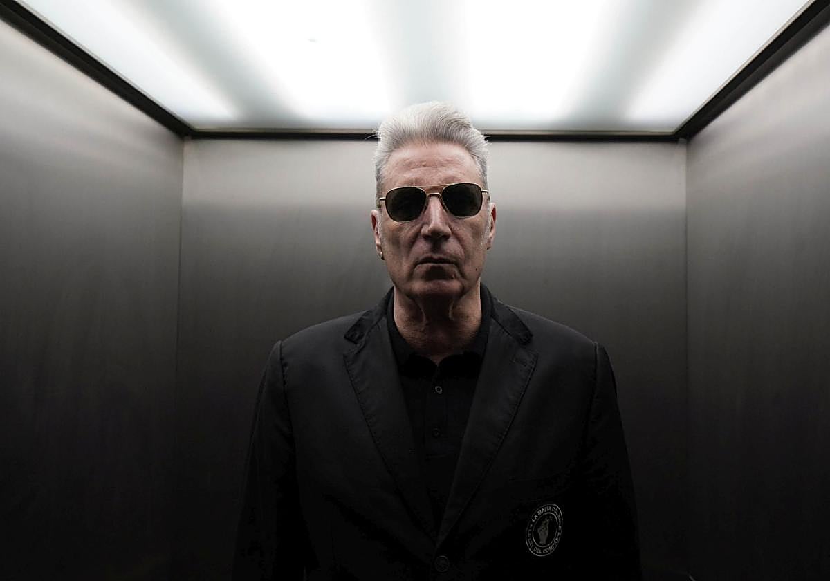 Loquillo, este martes en las instalaciones del Kursaal, donde el sábado cerrará#su gira '30 años de transgresiones'