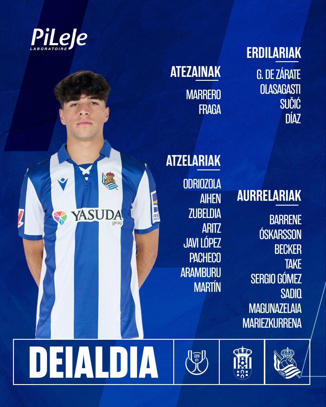 Convocatoria de la Real Sociedad ante el Jove Español