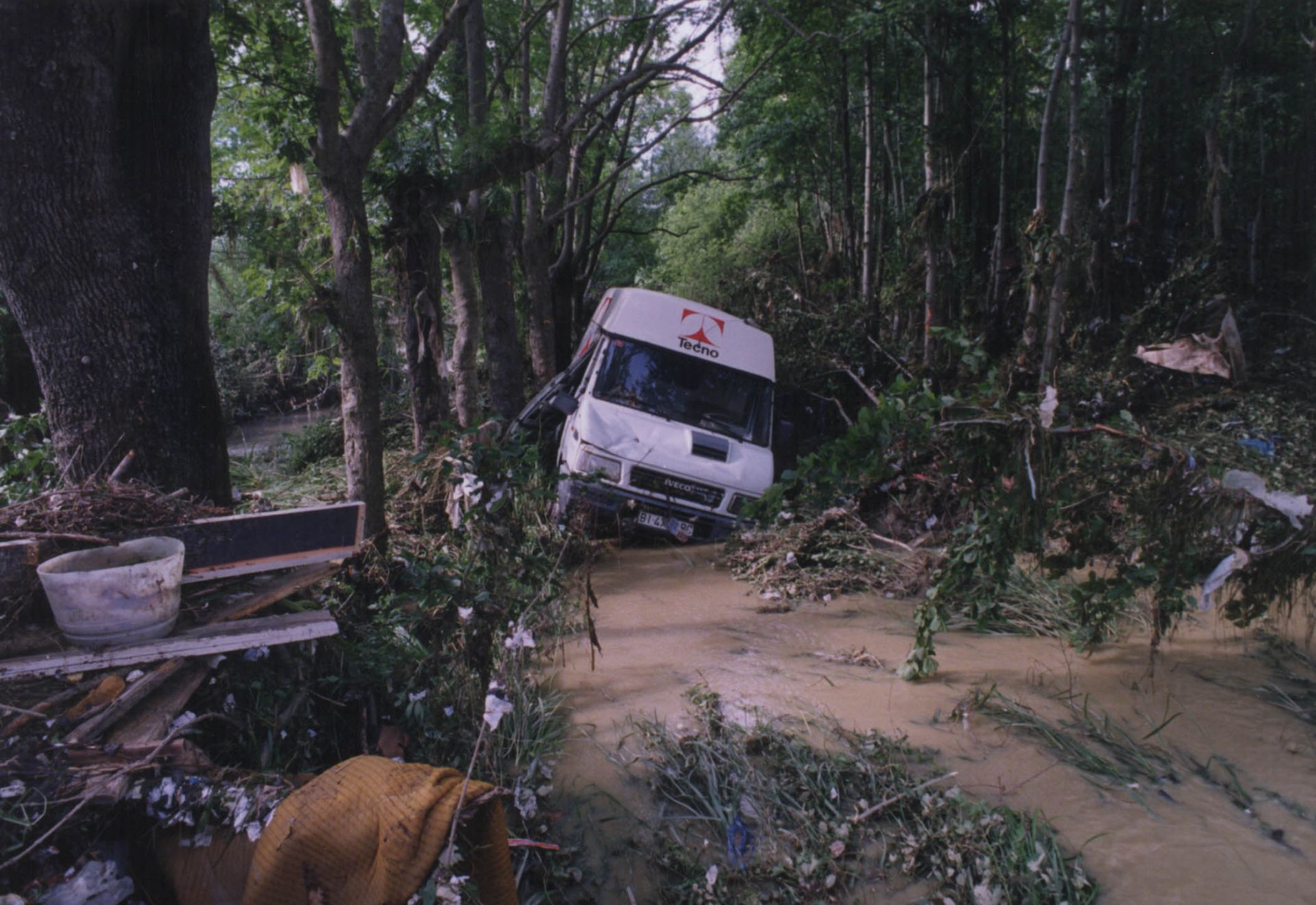 Las imágenes de la histórica tromba de agua que anegó Gipuzkoa en junio de 1997