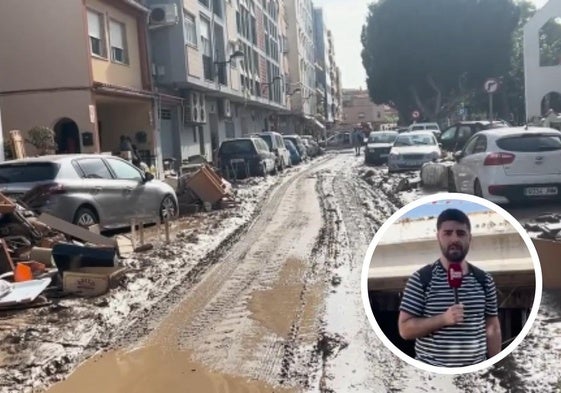 La DANA ha dejado un rastro de destrucción por las calles de Algemesí.