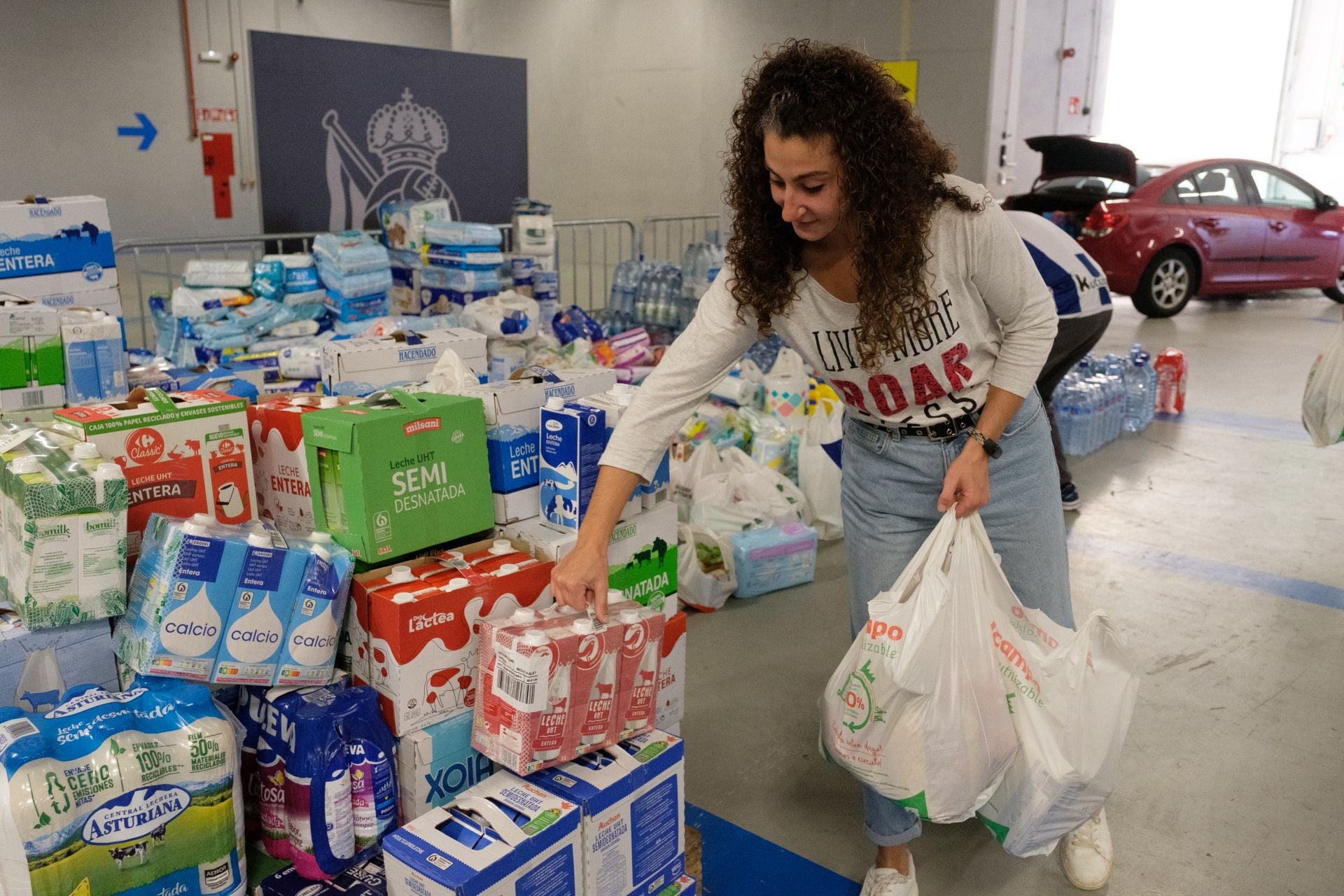 Solidaridad en el Reale Arena con los afectados por la DANA