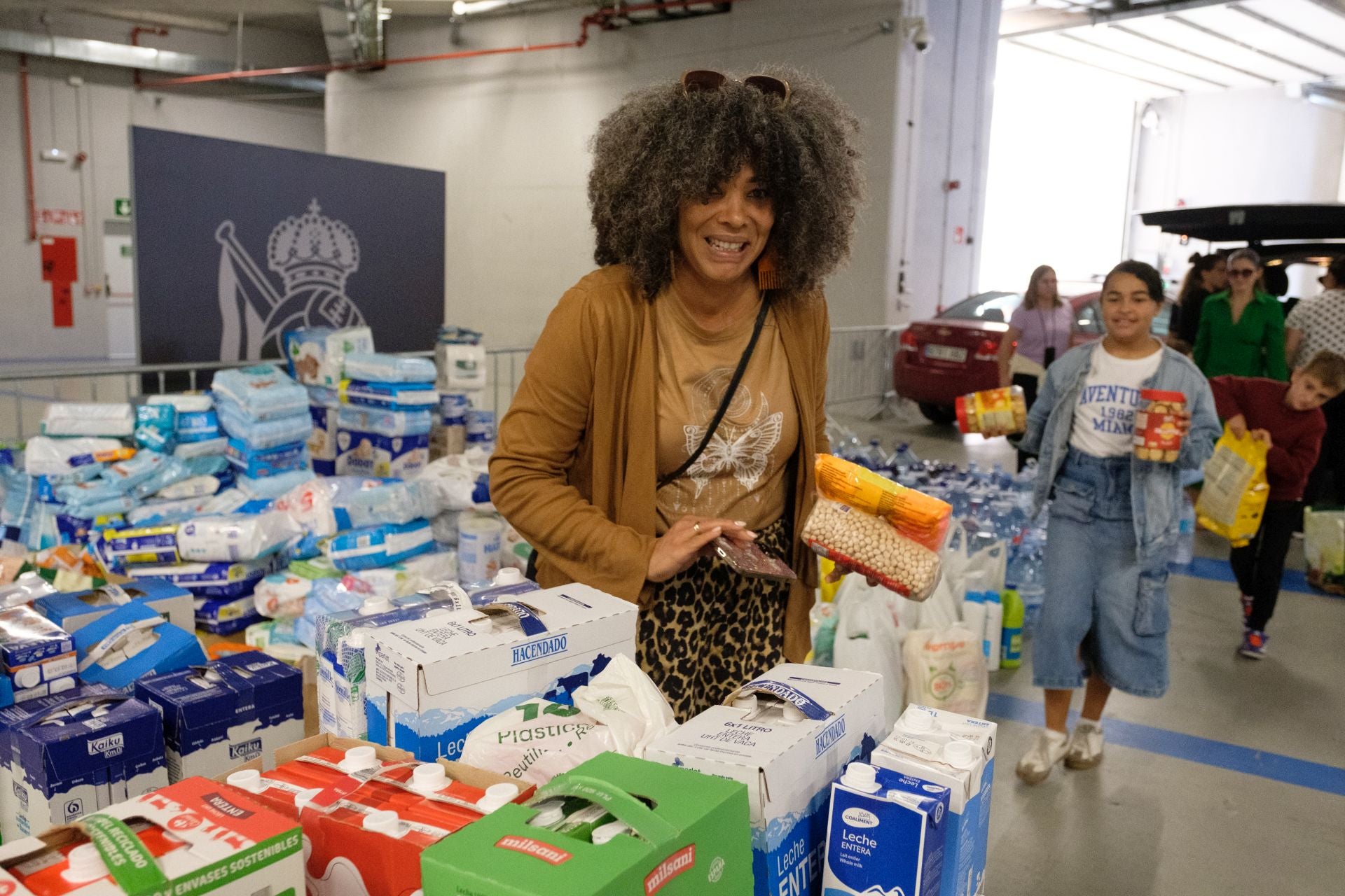 Solidaridad en el Reale Arena con los afectados por la DANA